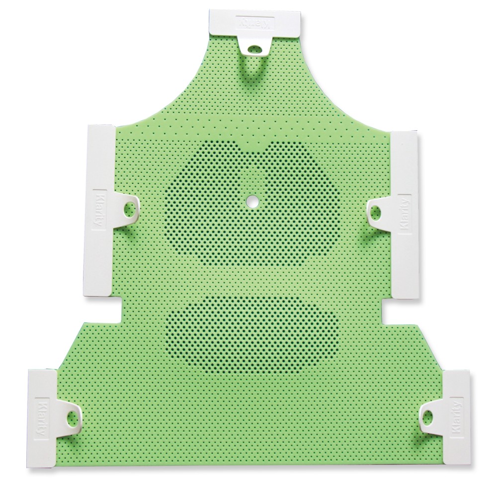 RDLG207-2412C 5-точкова маска для голови LiteGreen™ типу O (з отвором для носа) з 12% перфорацією, товщина 2,4 мм